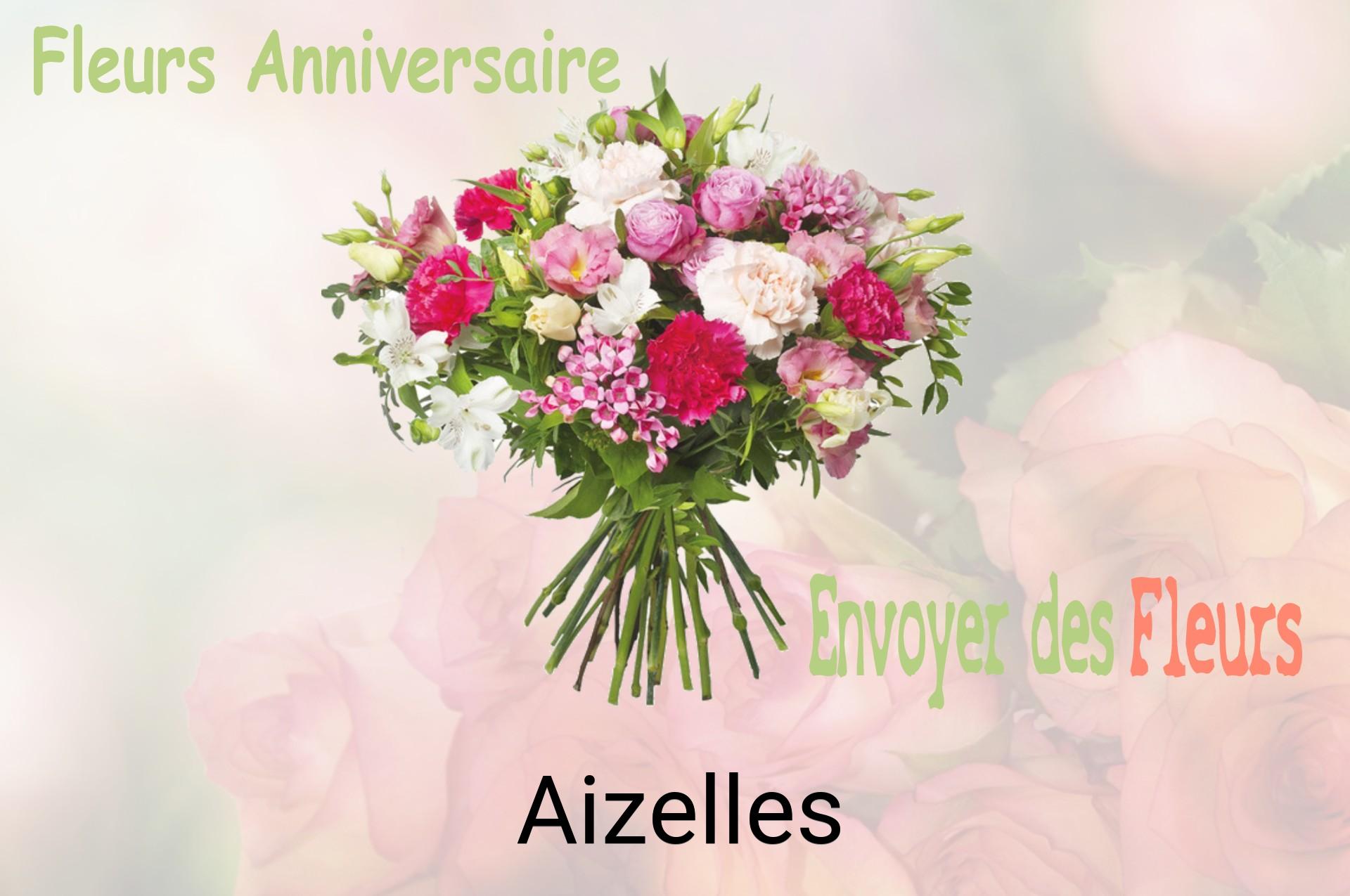 Bouquet de fleurs d’anniversaire livré à Aizelles
