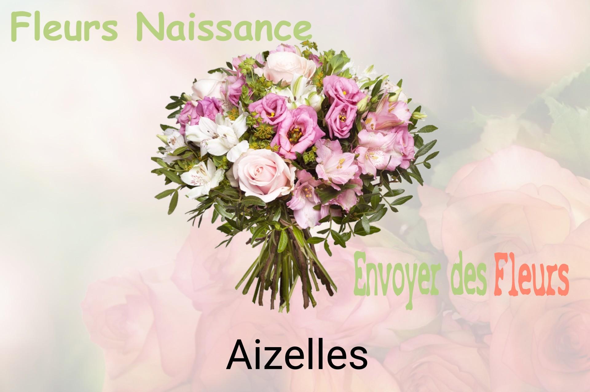 Bouquet de fleurs de naissance livré à Aizelles